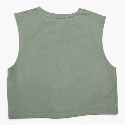 CROP TOP VERDE SIN MANGAS | ZARA | TALLA M