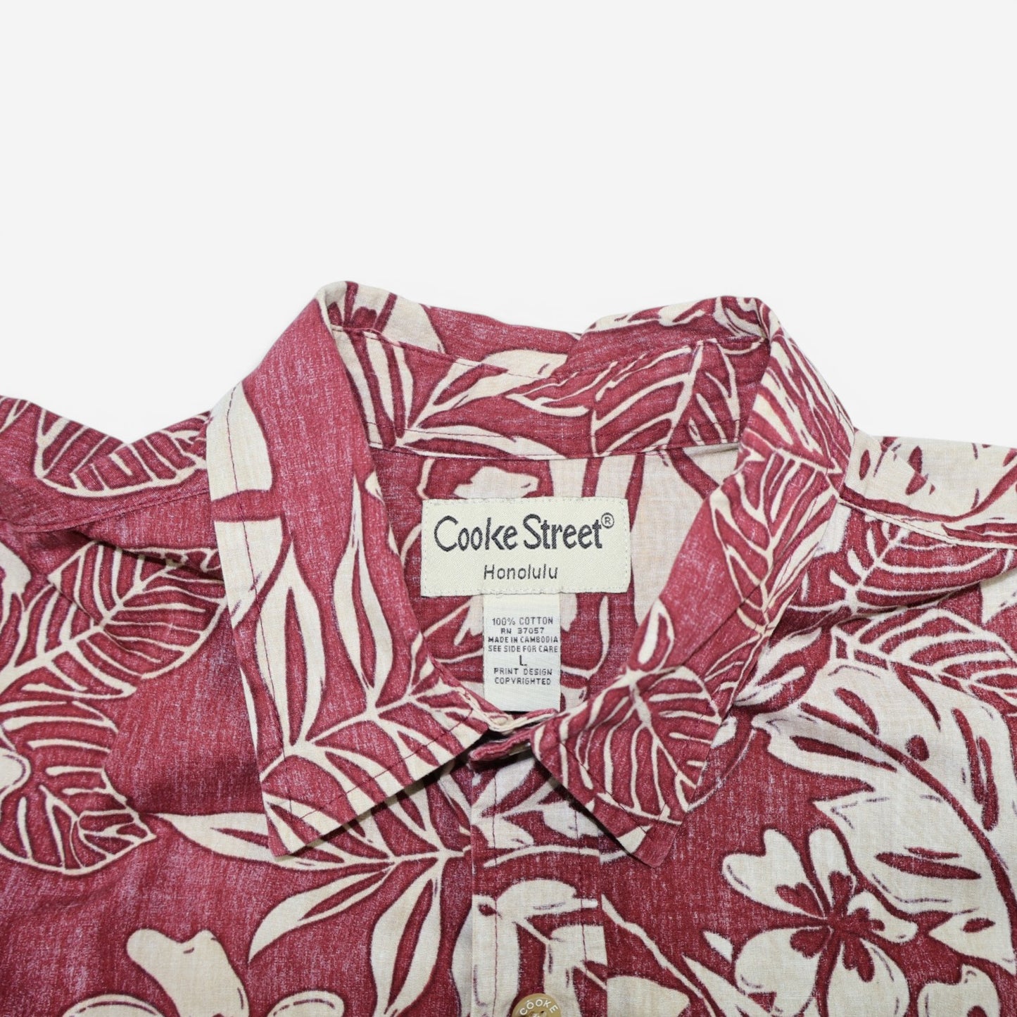 CAMISA HAWAIANA CON MANGAS CORTAS | COOKE STREET HONOLULU | TALLA L