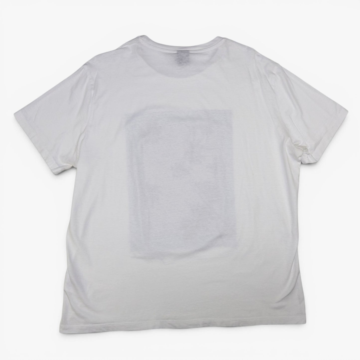 CAMISETA BLANCA CON ESTAMPADO DE PALMERAS | H&M | TALLA L