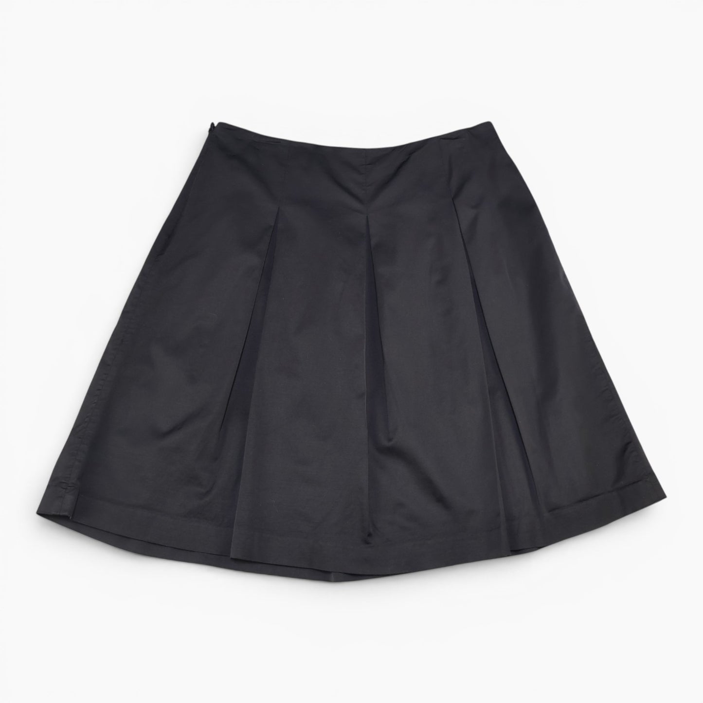FALDA NEGRA PLISADA | TALBOTS | TALLA 12 (L)