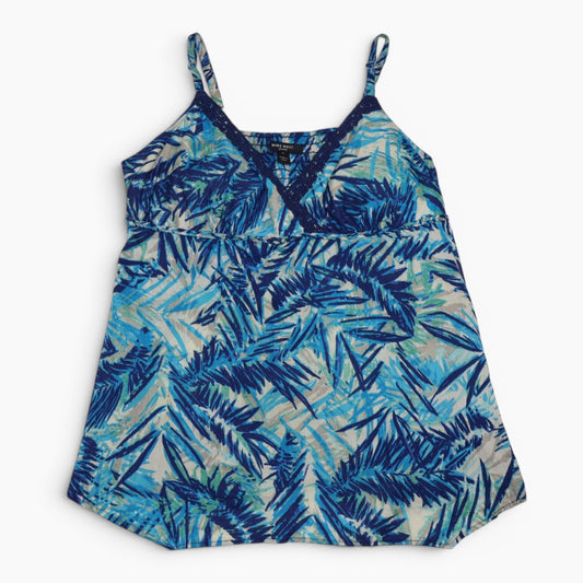 TOP DE TIRANTES CON ESTAMPADO TROPICAL | NINE WEST | TALLA XL