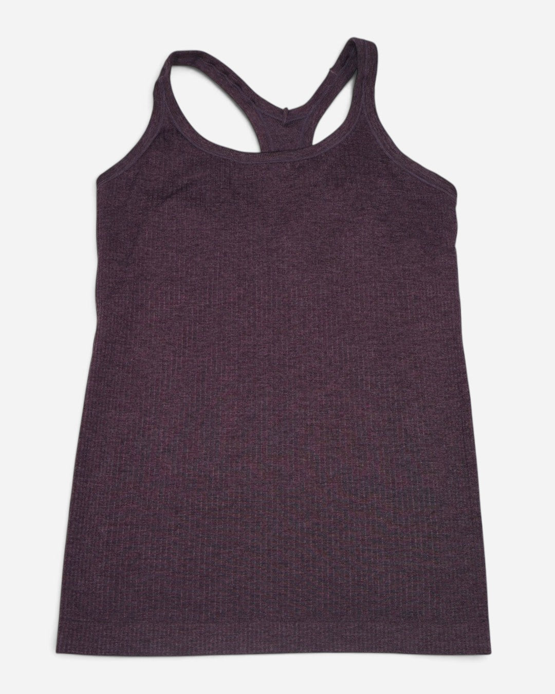 Camiseta deportiva morada sin mangas con top integrado para mujer, talla S, ropa de segunda mano en República Dominicana