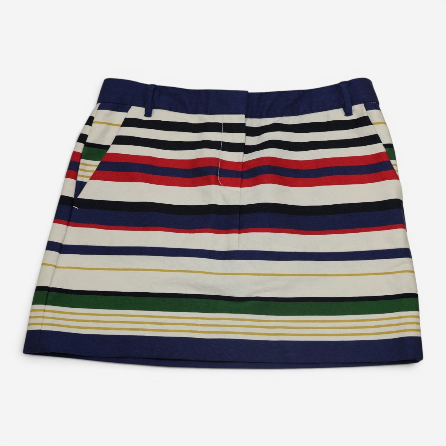 FALDA CORTA CON RAYAS MULTICOLOR | J.CREW | TALL 4 (S)