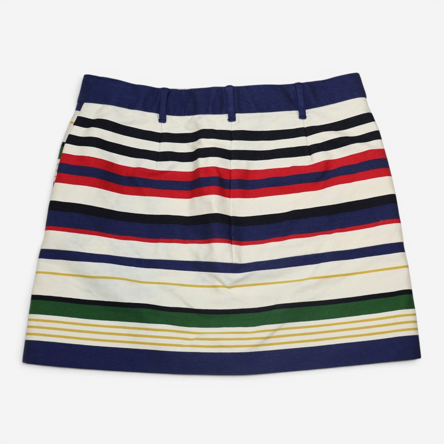 FALDA CORTA CON RAYAS MULTICOLOR | J.CREW | TALL 4 (S)