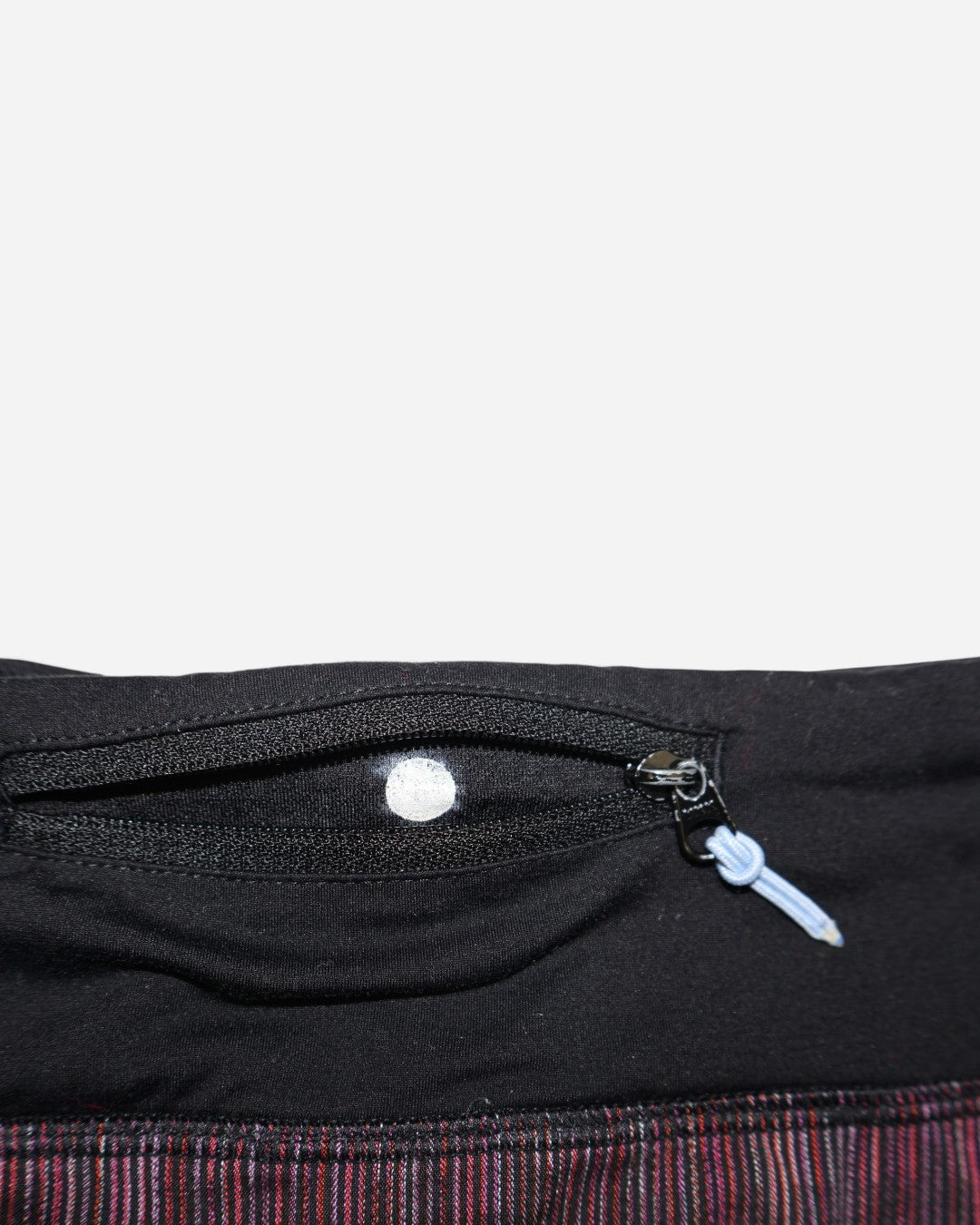Shorts deportivos estampados con pretina negra para mujer, marca Lululemon, talla 6, ropa de segunda mano en República Dominicana