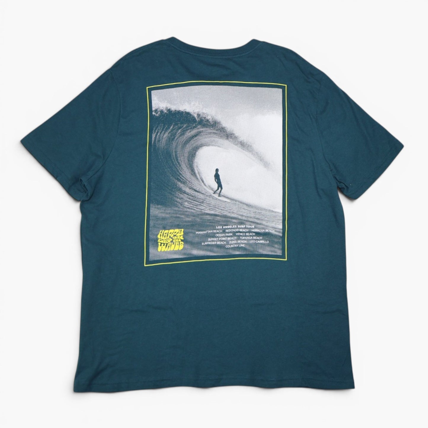 T-SHIRT VERDE CON GRÁFICO DE SURF | OLD NAVY | TALLA XL