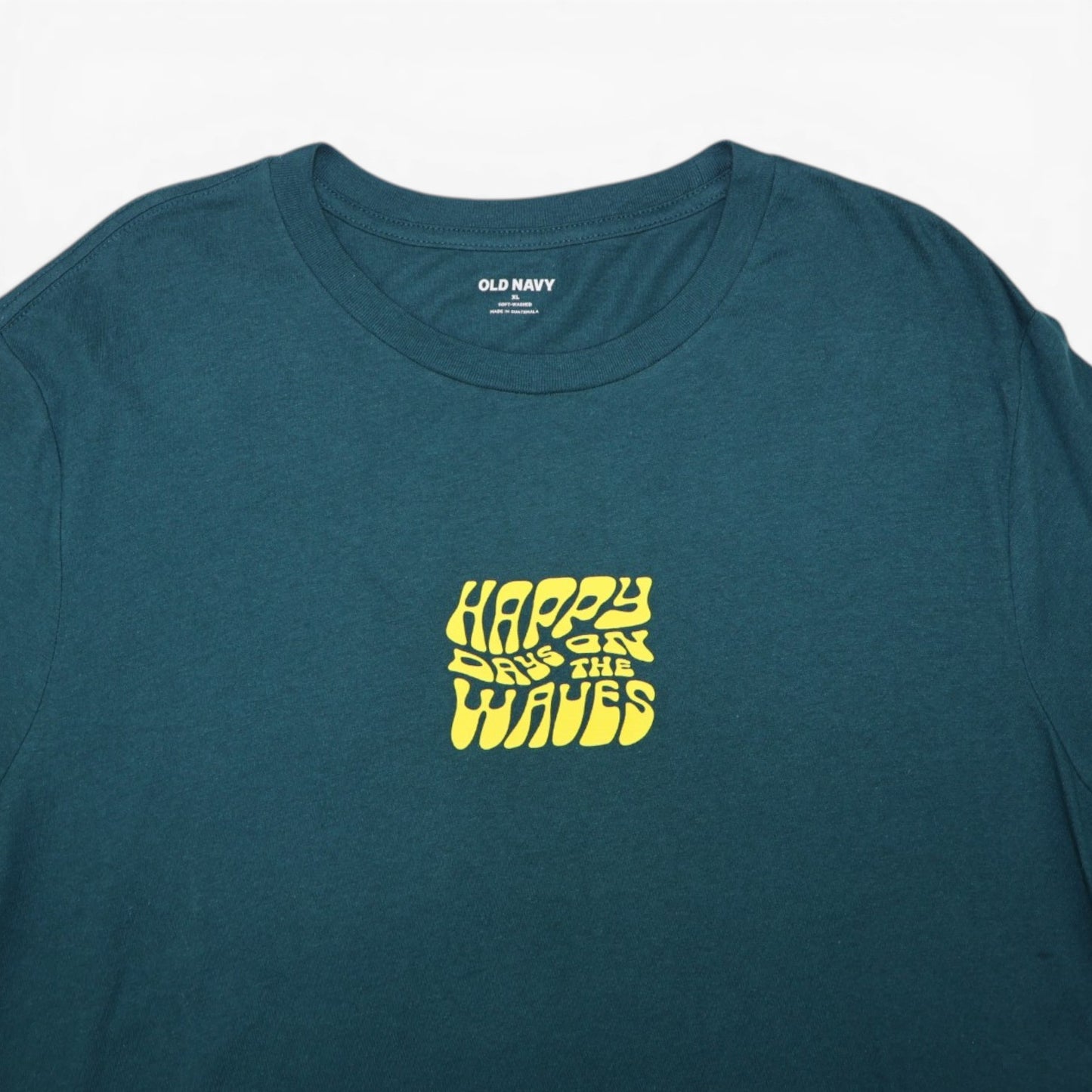 T-SHIRT VERDE CON GRÁFICO DE SURF | OLD NAVY | TALLA XL