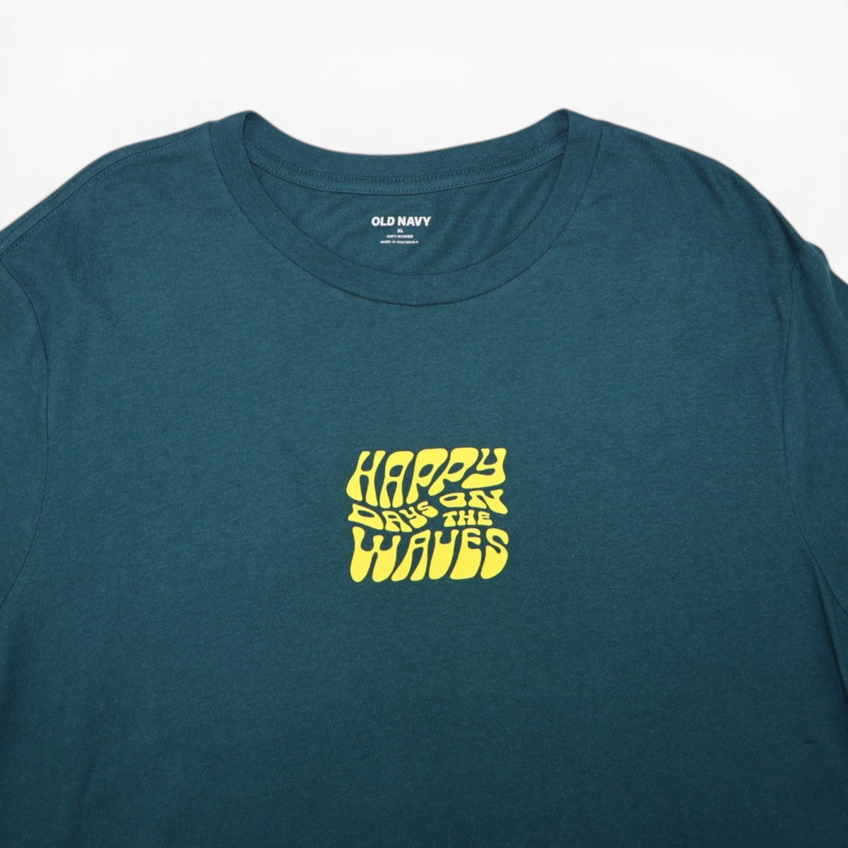 T-SHIRT VERDE CON GRÁFICO DE SURF | OLD NAVY | TALLA XL