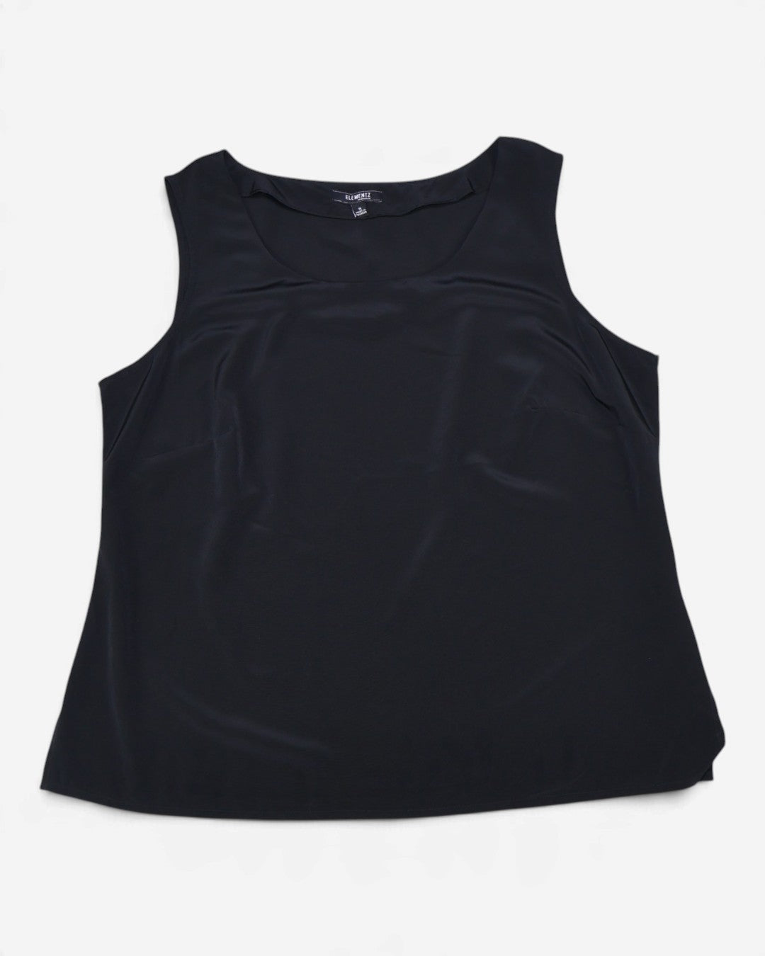 Blusa negra sin mangas para mujer Elementz talla 1X, foto 2