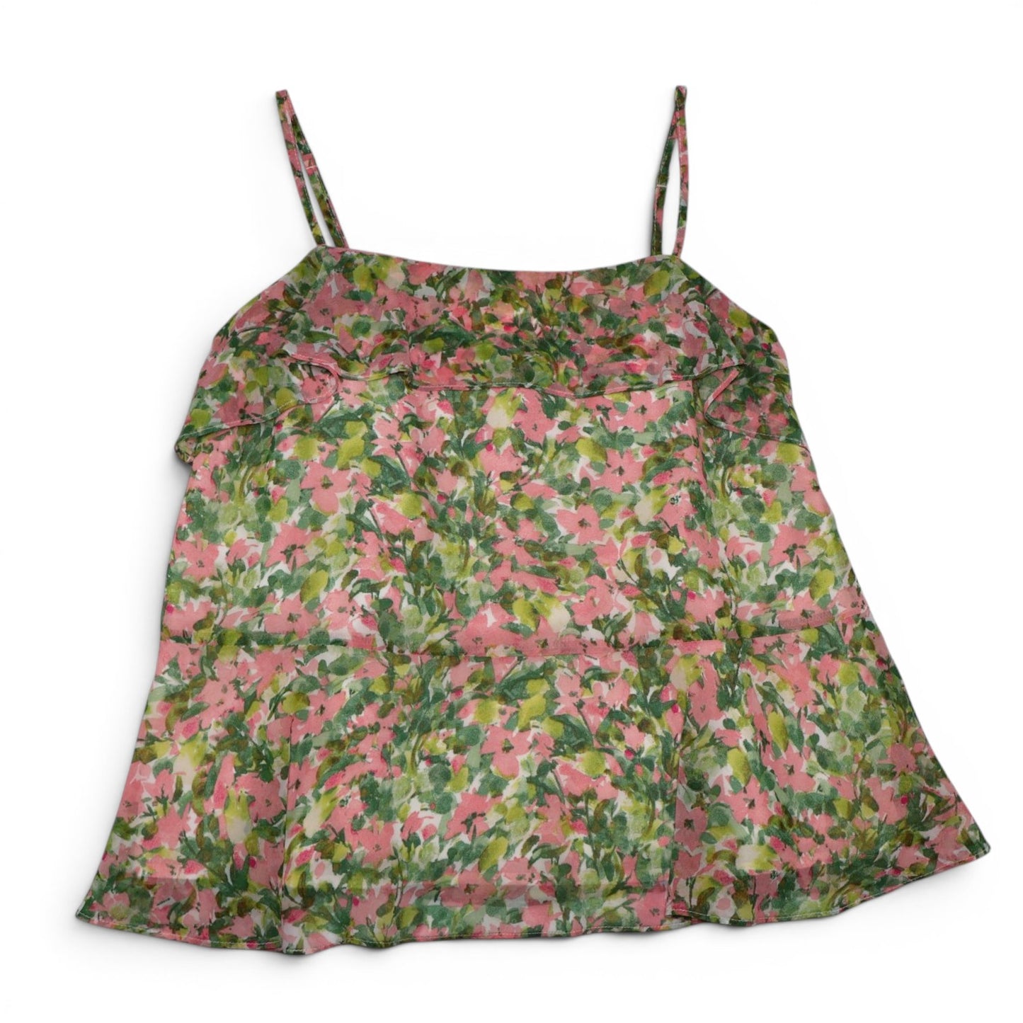TOP DE TIRANTES AJUSTABLES CON ESTAMPADO FLORAL | GILLI | TALLA S