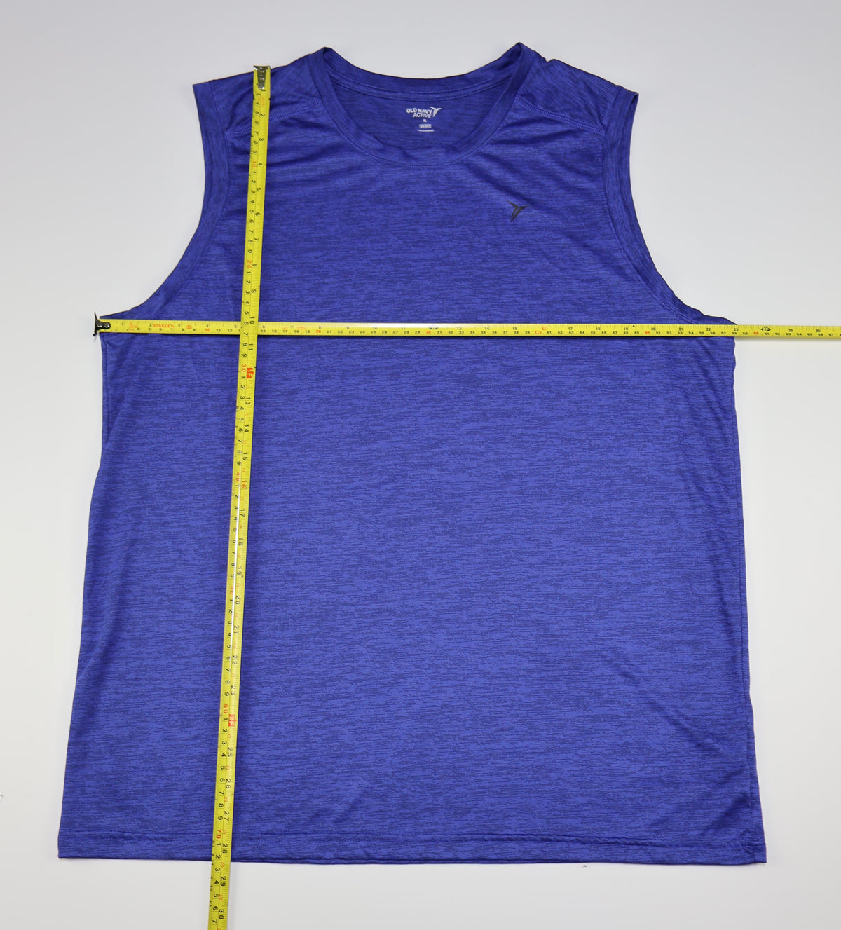 CAMISETA DEPORTIVA SIN MANGAS AZUL PARA HOMBRE | OLD NAVY ACTIVE | TALLA XL