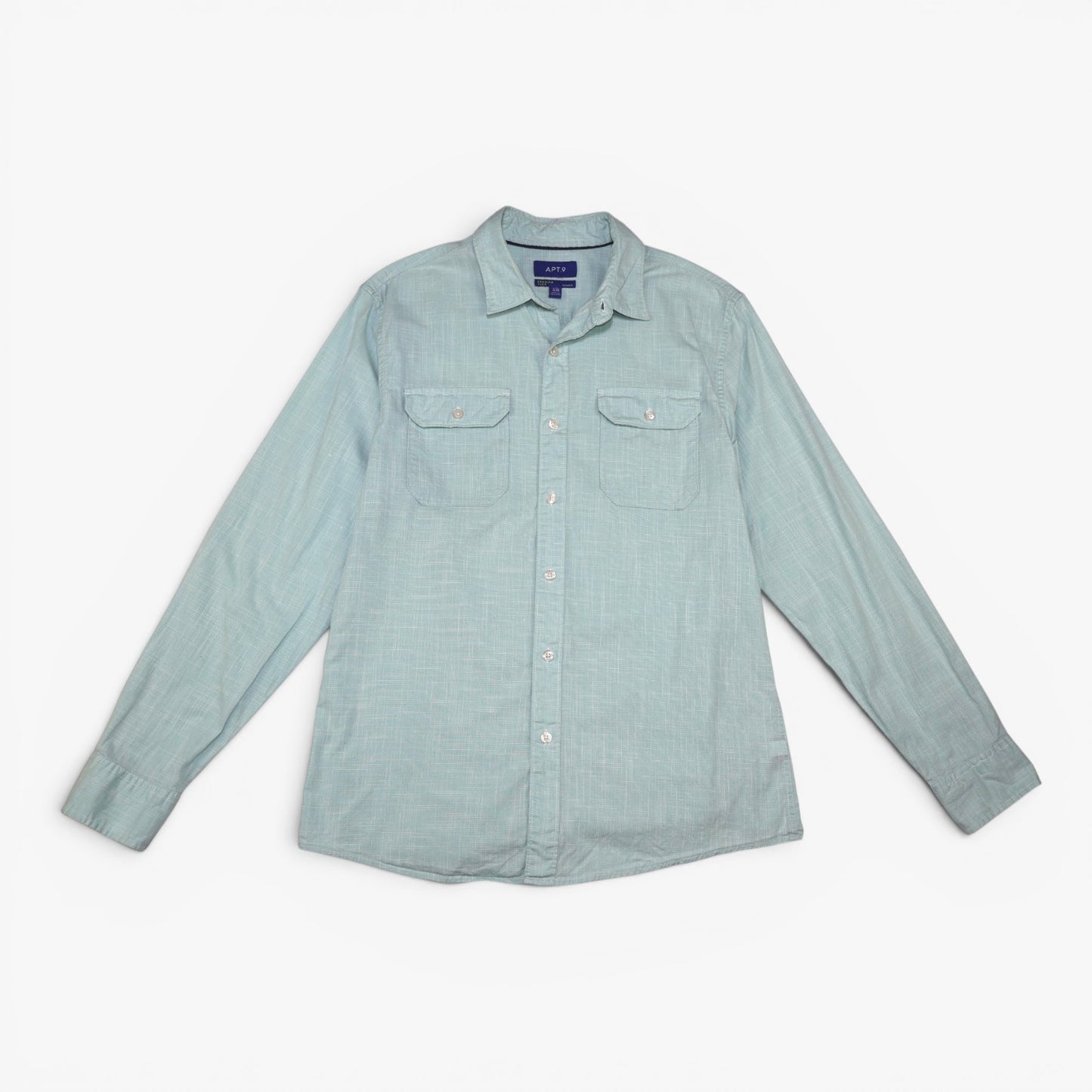 CAMISA MANGA LARGA SLIM FIT | APT.9 | TALLA M