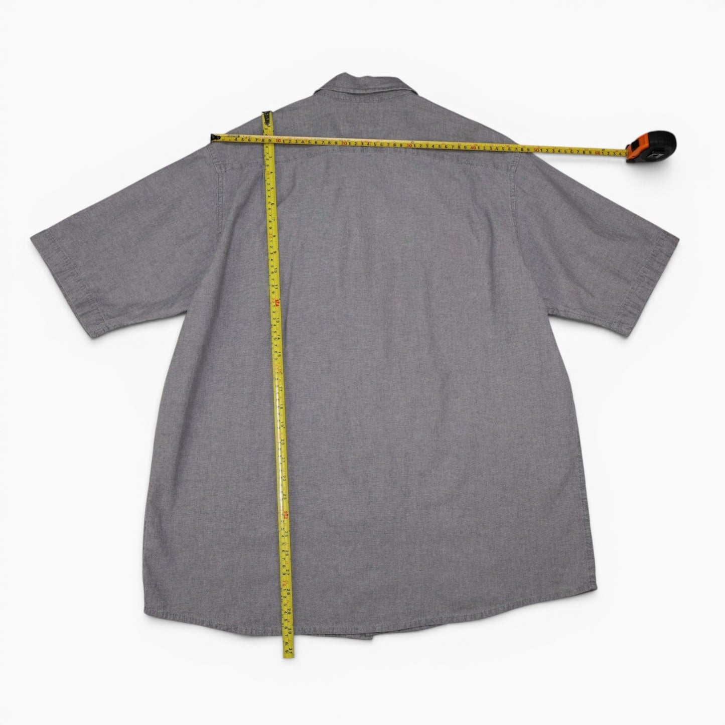 CAMISA GRIS MANGA CORTA | WRANGLER | TALLA L