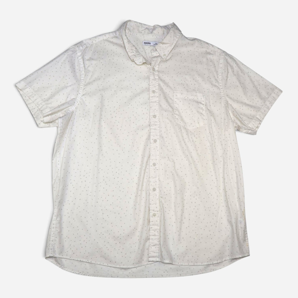 CAMISA CREMA MANGA CORTA PARA HOMBRE | SONOMA | TALLA XXL