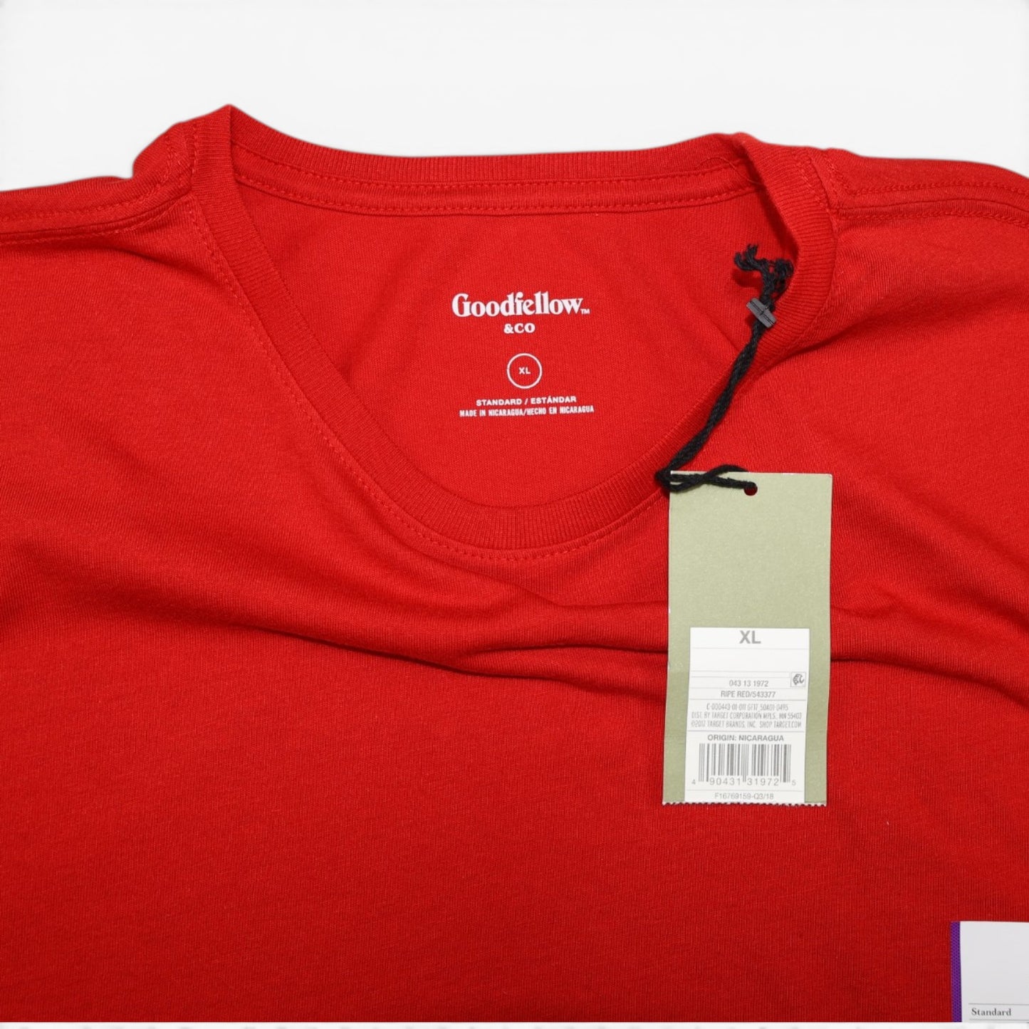 T-SHIRT ROJO BÁSICO | GOODFELLOW & CO | TALLA XL