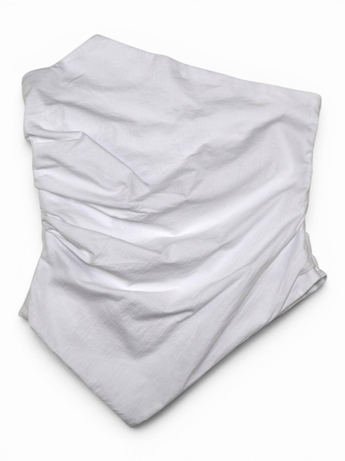 TOP STRAPLESS BLANCO | ABERCROMBIE & FITCH | TALLA M
