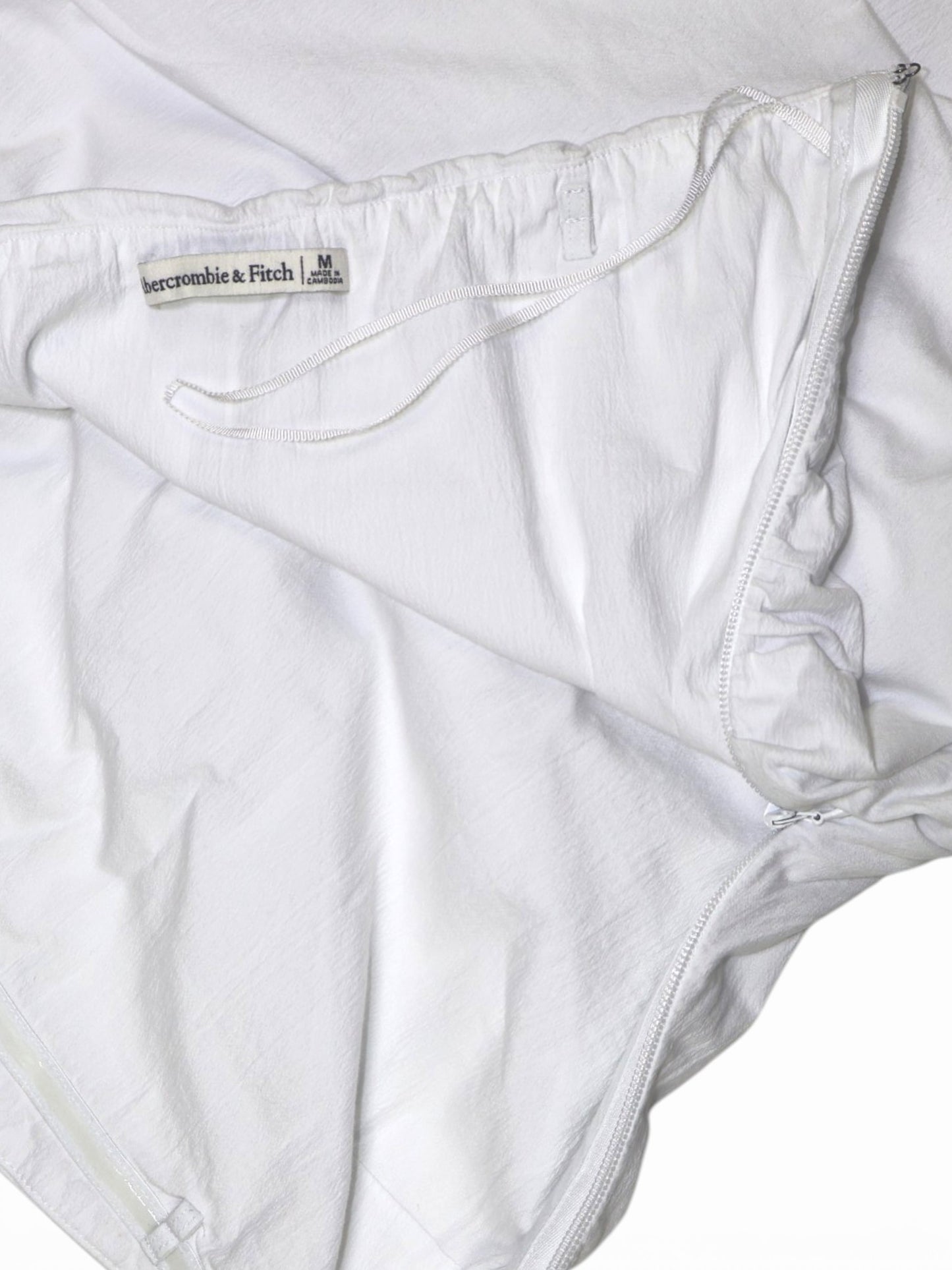 TOP STRAPLESS BLANCO | ABERCROMBIE & FITCH | TALLA M