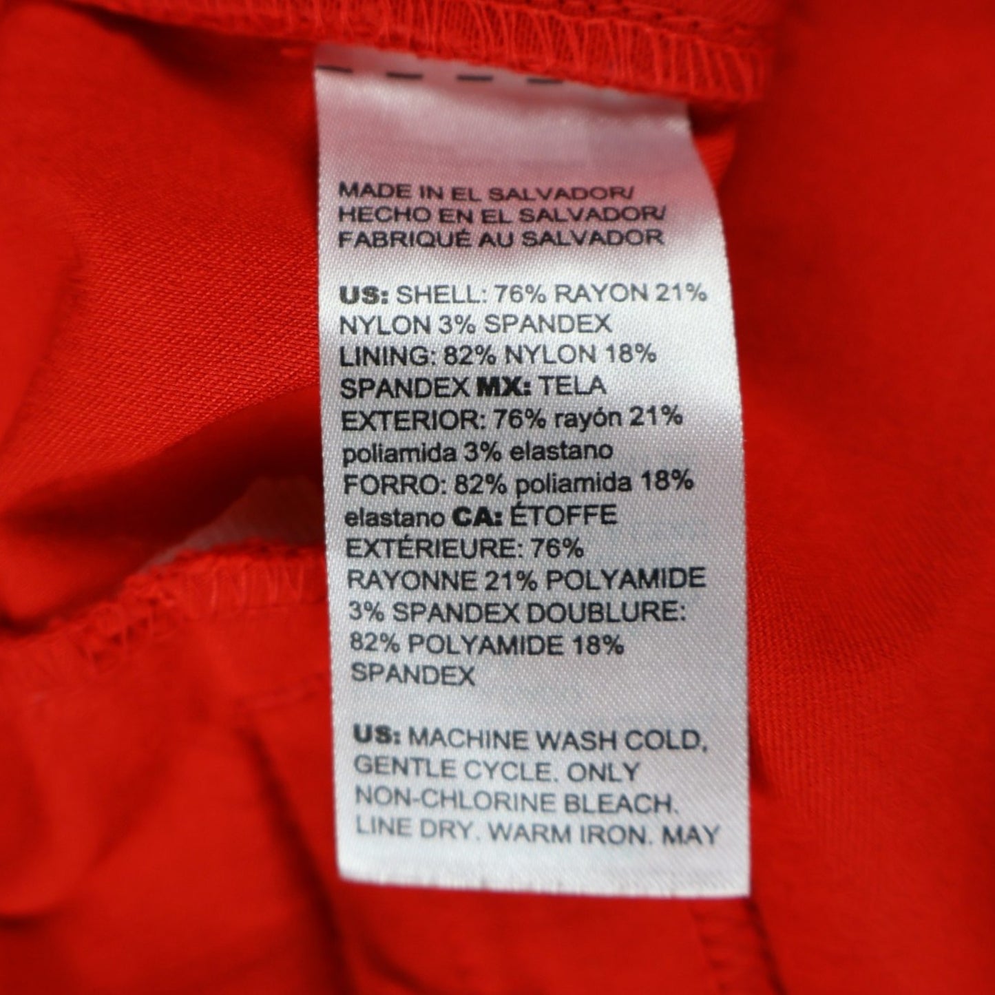 BERMUDA ROJA | CHICO’S | TALLA 8