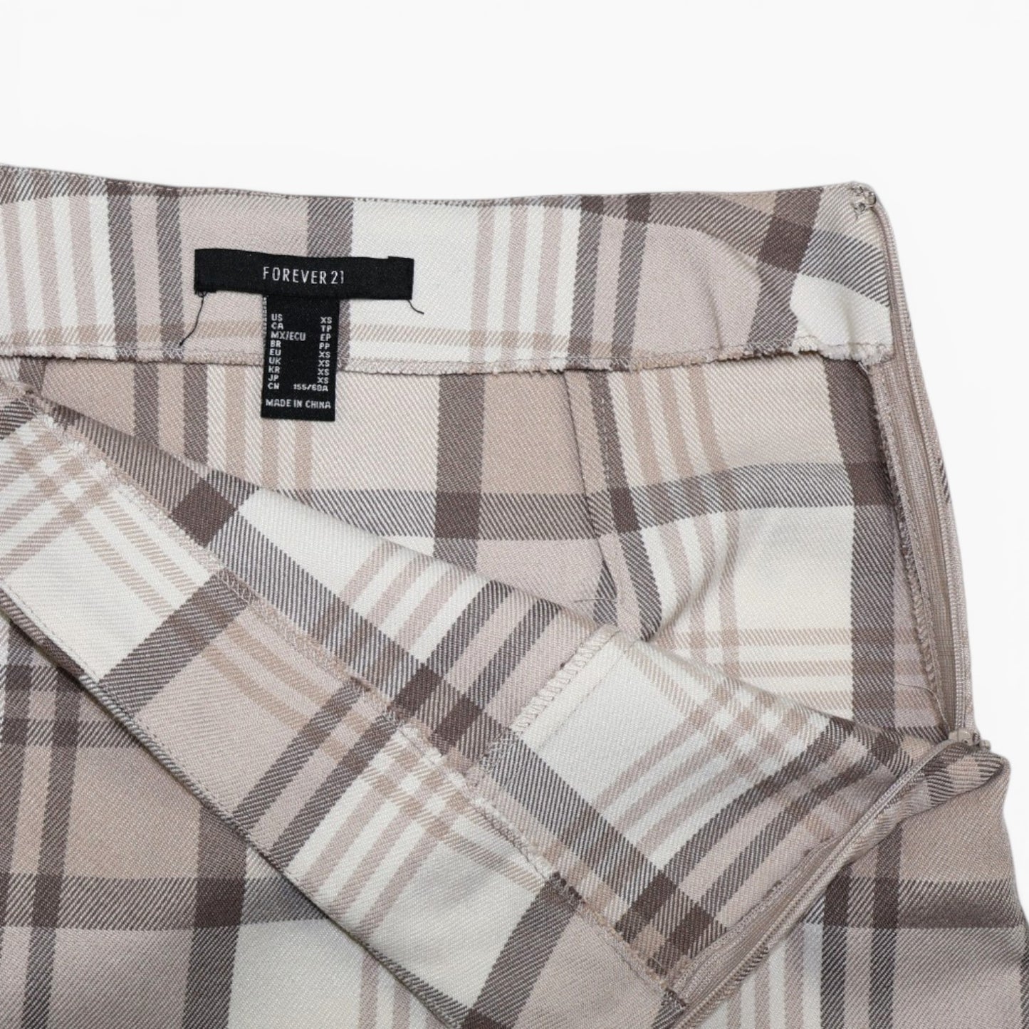 FALDA CORTA DE CUADROS | FOREVER 21 | TALLA XS