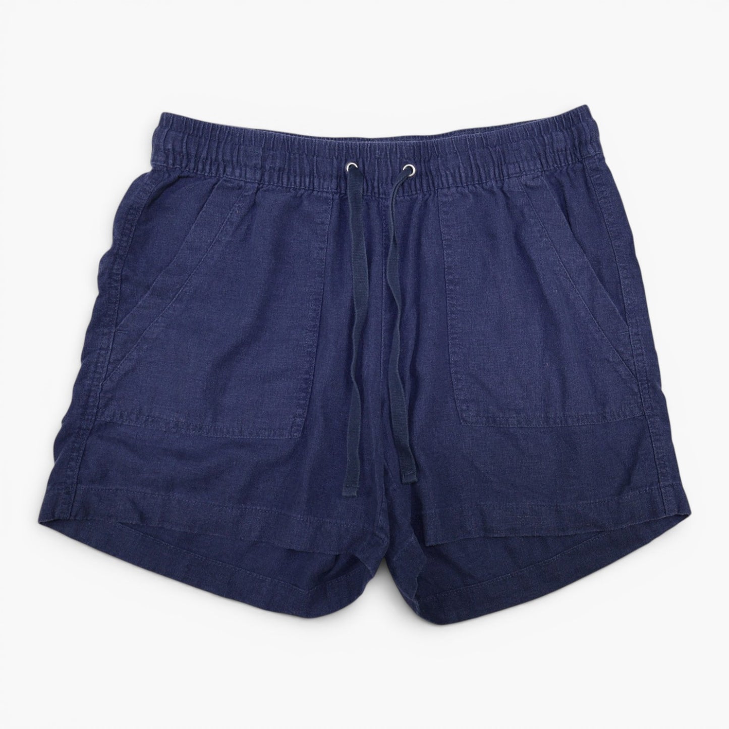 SHORT AZUL MARINO EN MEZCLA DE LINO | NAUTICA | TALLA S