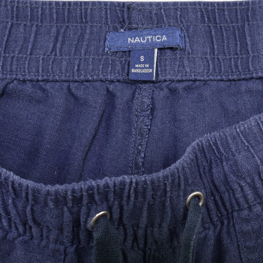 SHORT AZUL MARINO EN MEZCLA DE LINO | NAUTICA | TALLA S