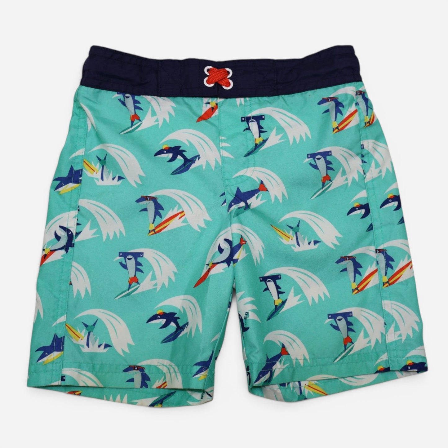 SHORT DE BAÑO CON ESTAMPADO DE TIBURONES PARA NIÑO | CAT & JACK | TALLA 5T