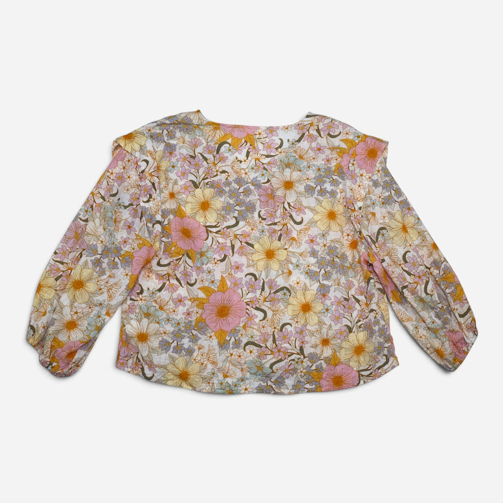 BLUSA CON ESTAMPADO FLORAL DE MANGA 3/4 PARA MUJER | A.N.A | TALLA M PETITE