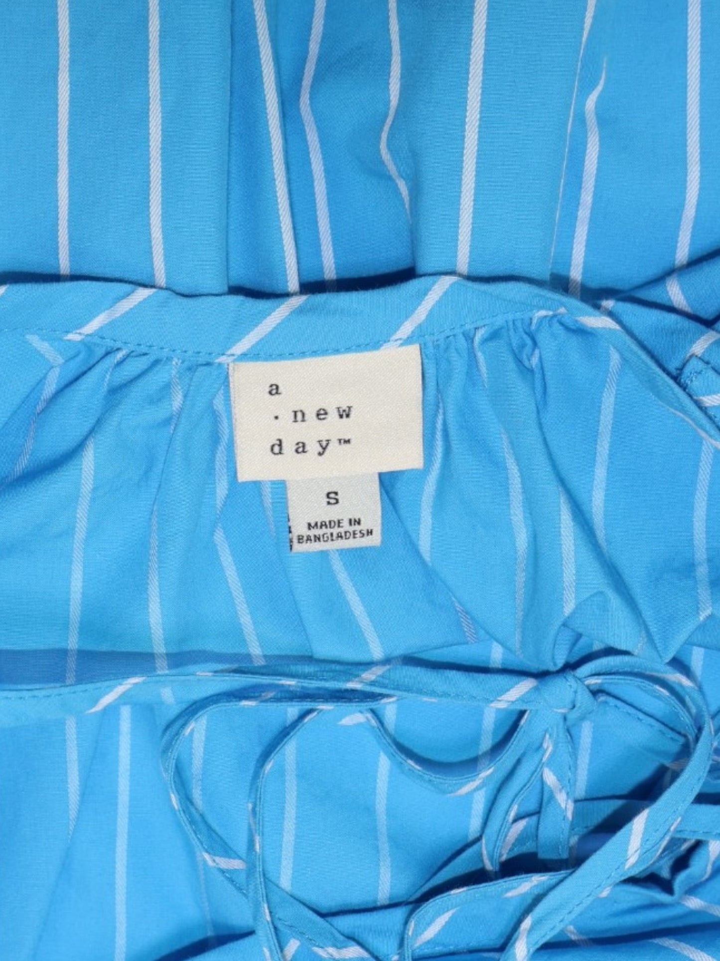 VESTIDO AZUL DE RAYAS DE TIRANTES | A NEW DAY | TALLA S