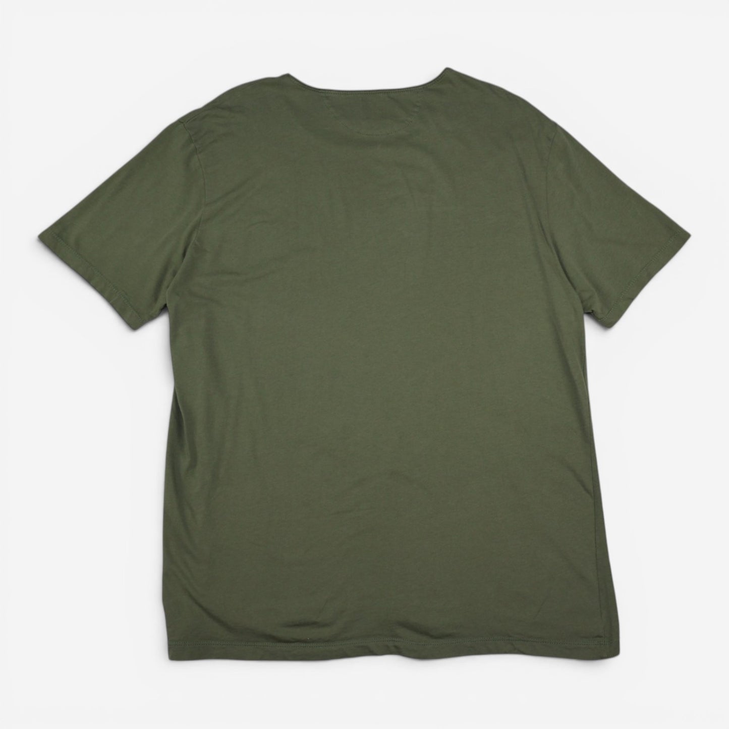 T-SHIRT VERDE OLIVO EASY FIT | ZARA | TALLA XL