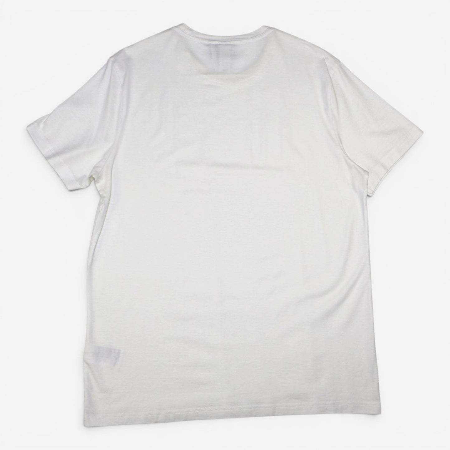 CAMISETA BÁSICA BLANCA DE HOMBRE | H&M | TALLA L