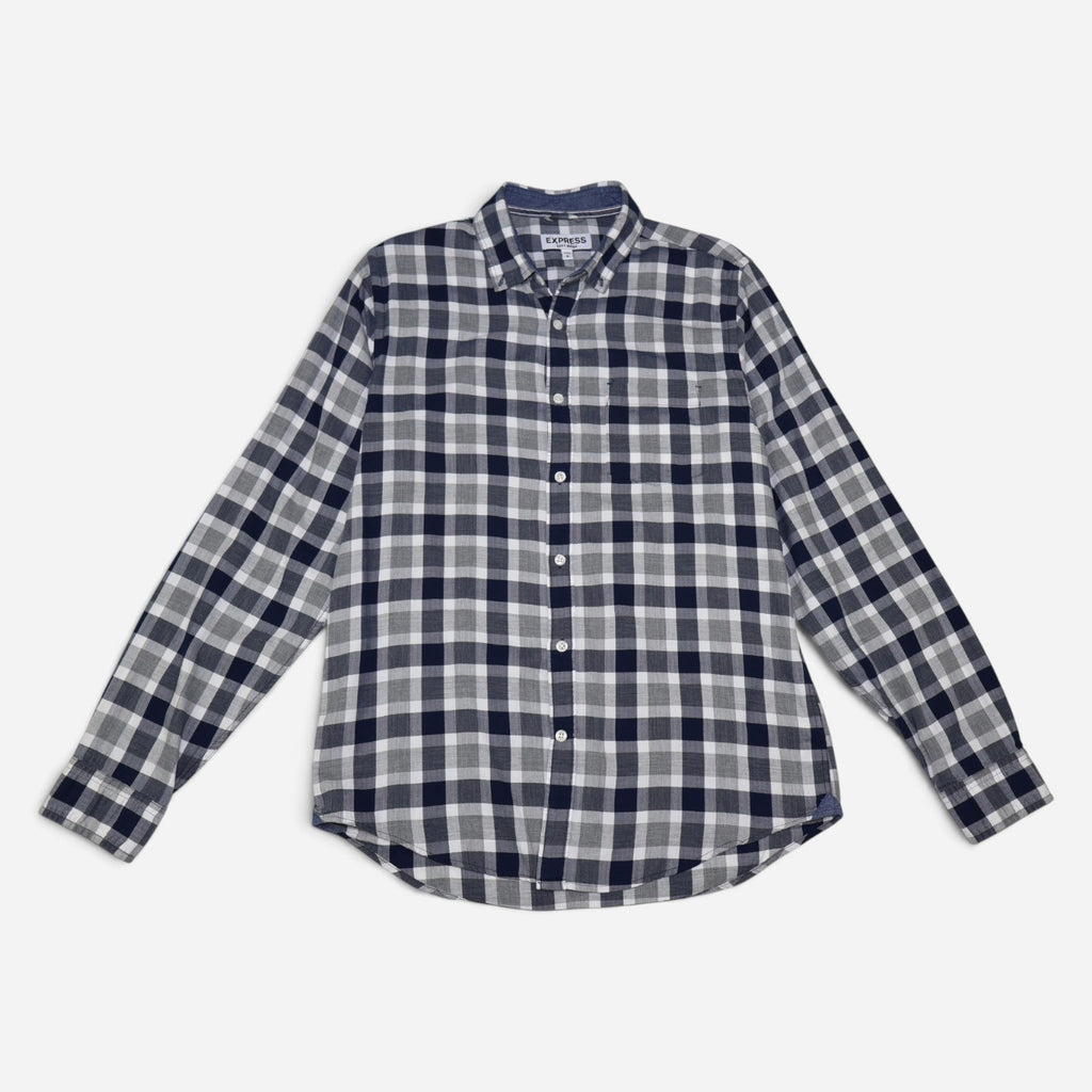 CAMISA DE CUADROS MANGA LARGA PARA HOMBRE | EXPRESS | TALLA M