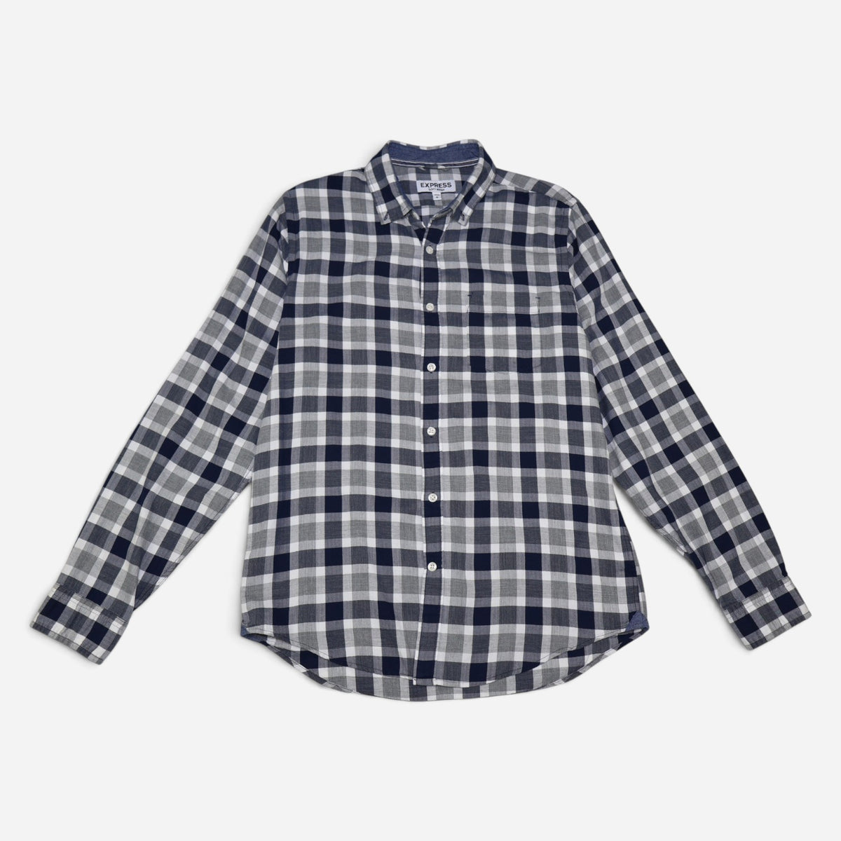 CAMISA DE CUADROS MANGA LARGA PARA HOMBRE | EXPRESS | TALLA M