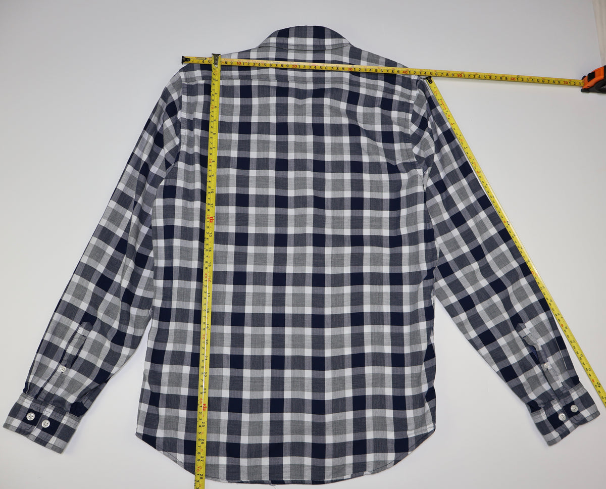 CAMISA DE CUADROS MANGA LARGA PARA HOMBRE | EXPRESS | TALLA M