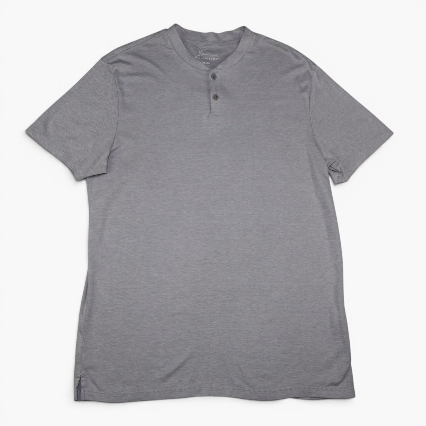 T-SHIRT HENLEY GRIS | MARC ANTHONY | TALLA L