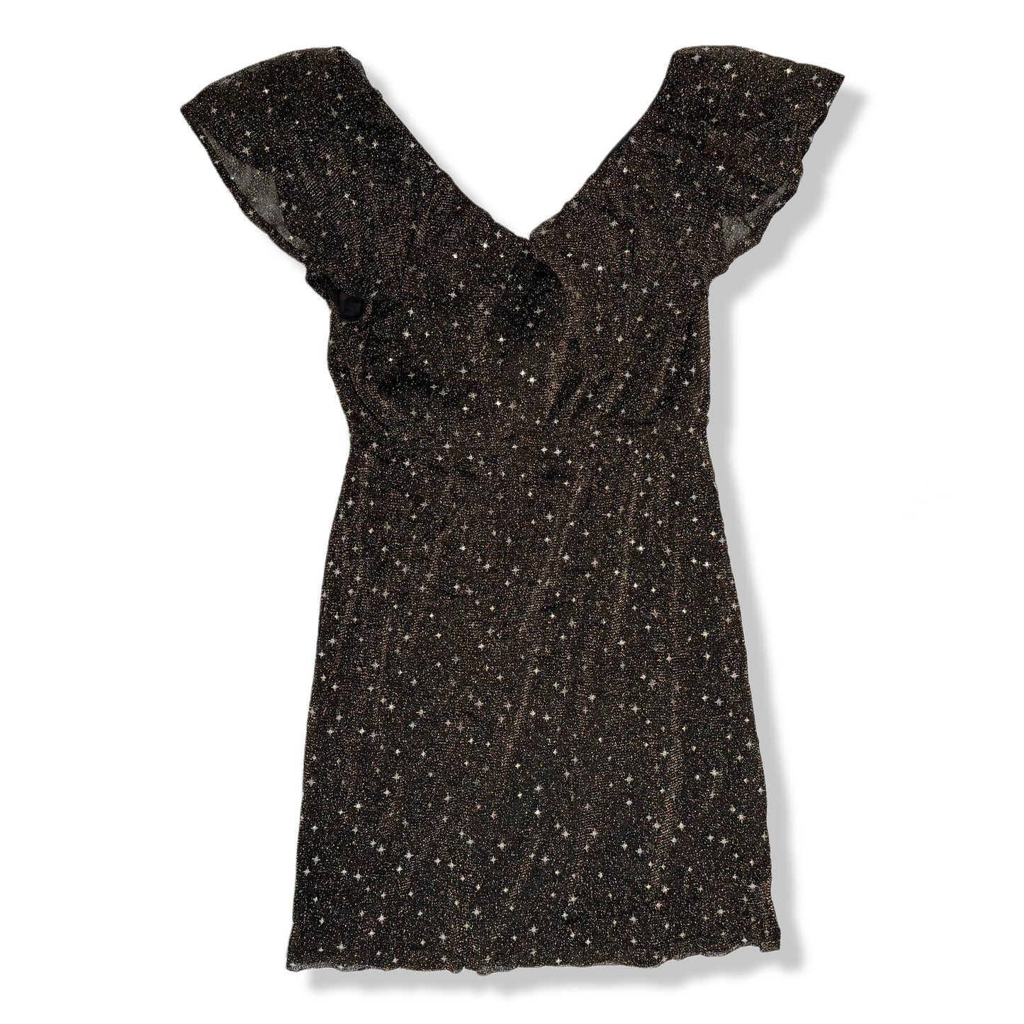 VESTIDO NEGRO CON BRILLO | FLYING TOMATO | M