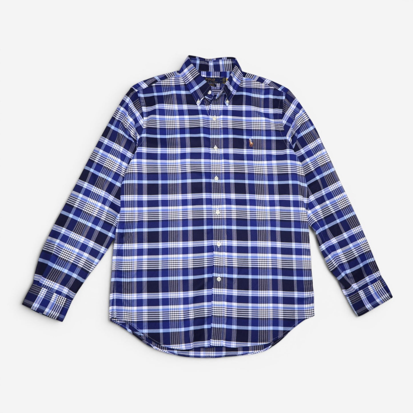 CAMISA MANGA LARGA AZUL DE CUADROS | POLO RALPH LAUREN | TALLA M