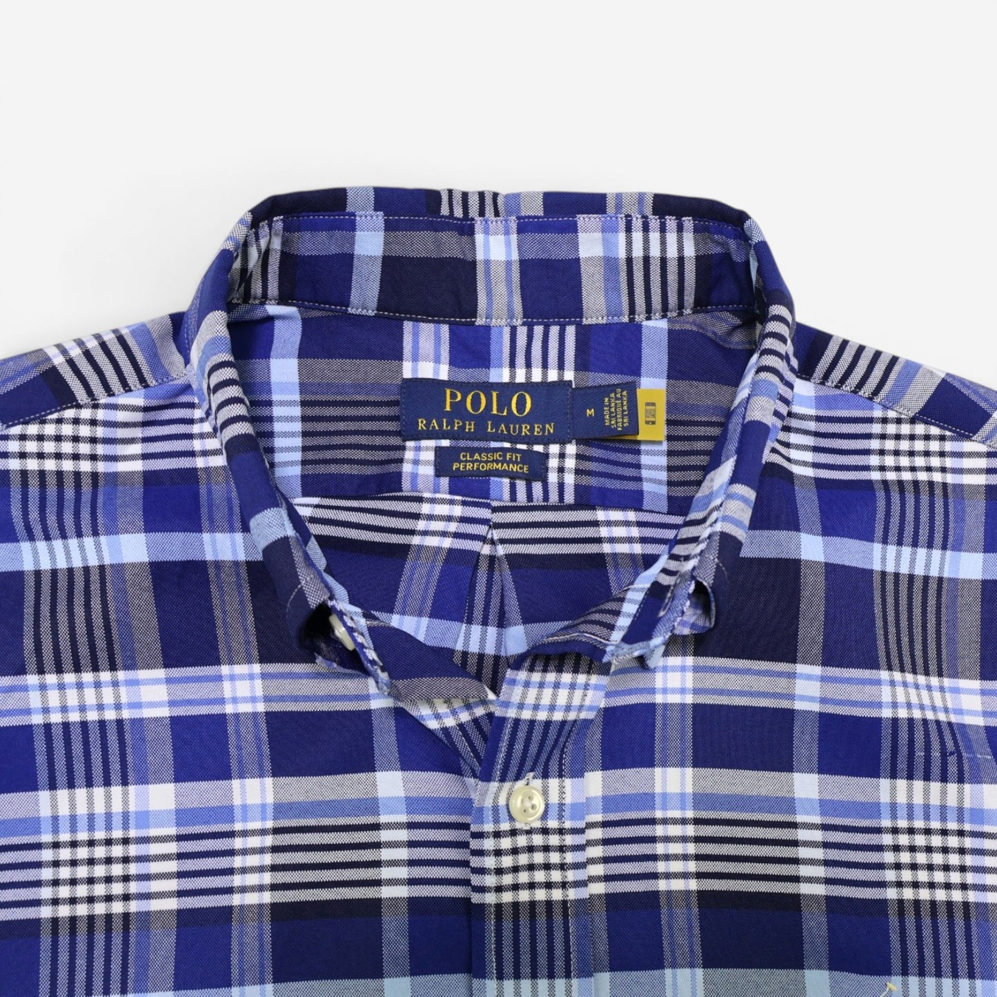 CAMISA MANGA LARGA AZUL DE CUADROS | POLO RALPH LAUREN | TALLA M