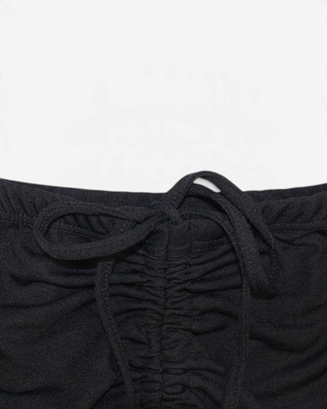 Falda negra fruncida con cordón para mujer Nasty Gal talla 2 (XS), foto 4