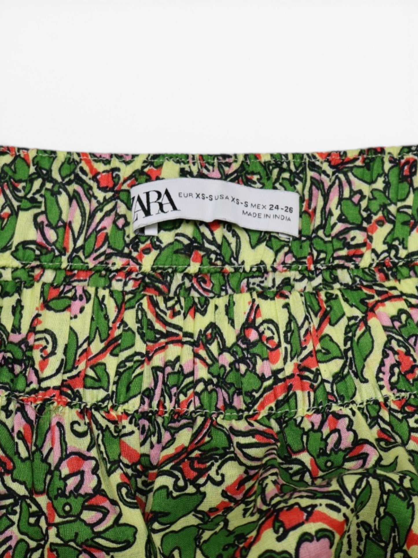 FALDA MAXI CON ESTAMPADO FLORAL | ZARA | TALLA XS/S