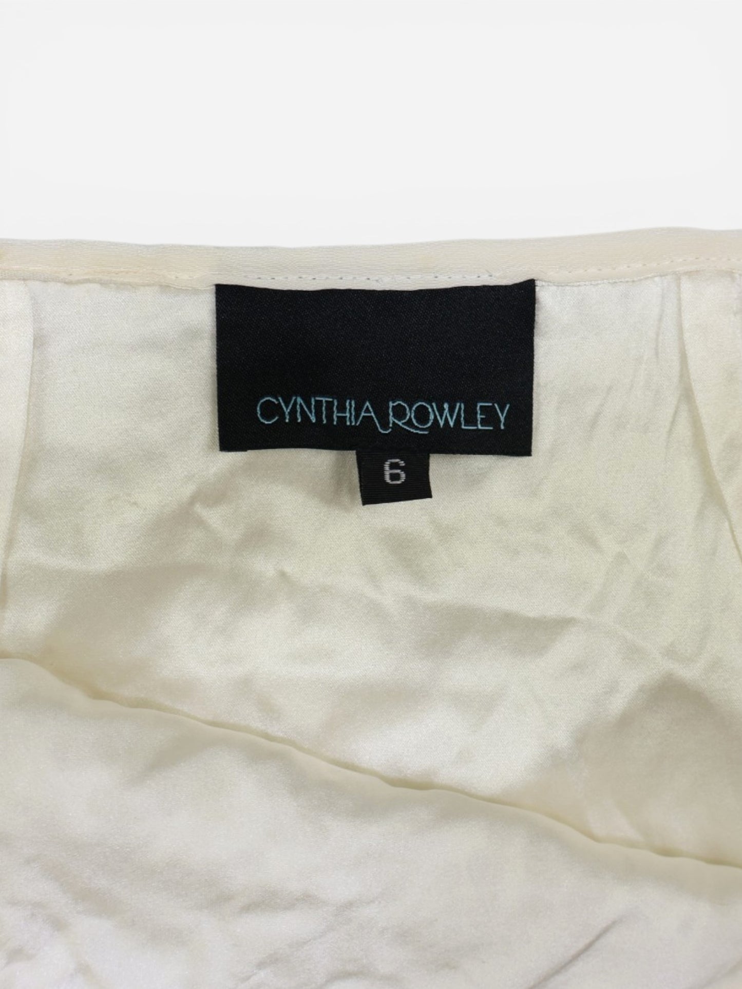 FALDA MIDI DE ENCAJE GUIPUR FLORAL | CYNTHIA ROWLEY | TALLA 6