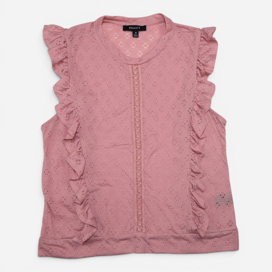 BLUSA ROSADA CON VOLANTES PARA NIÑAS | STUNN’D | TALLA M