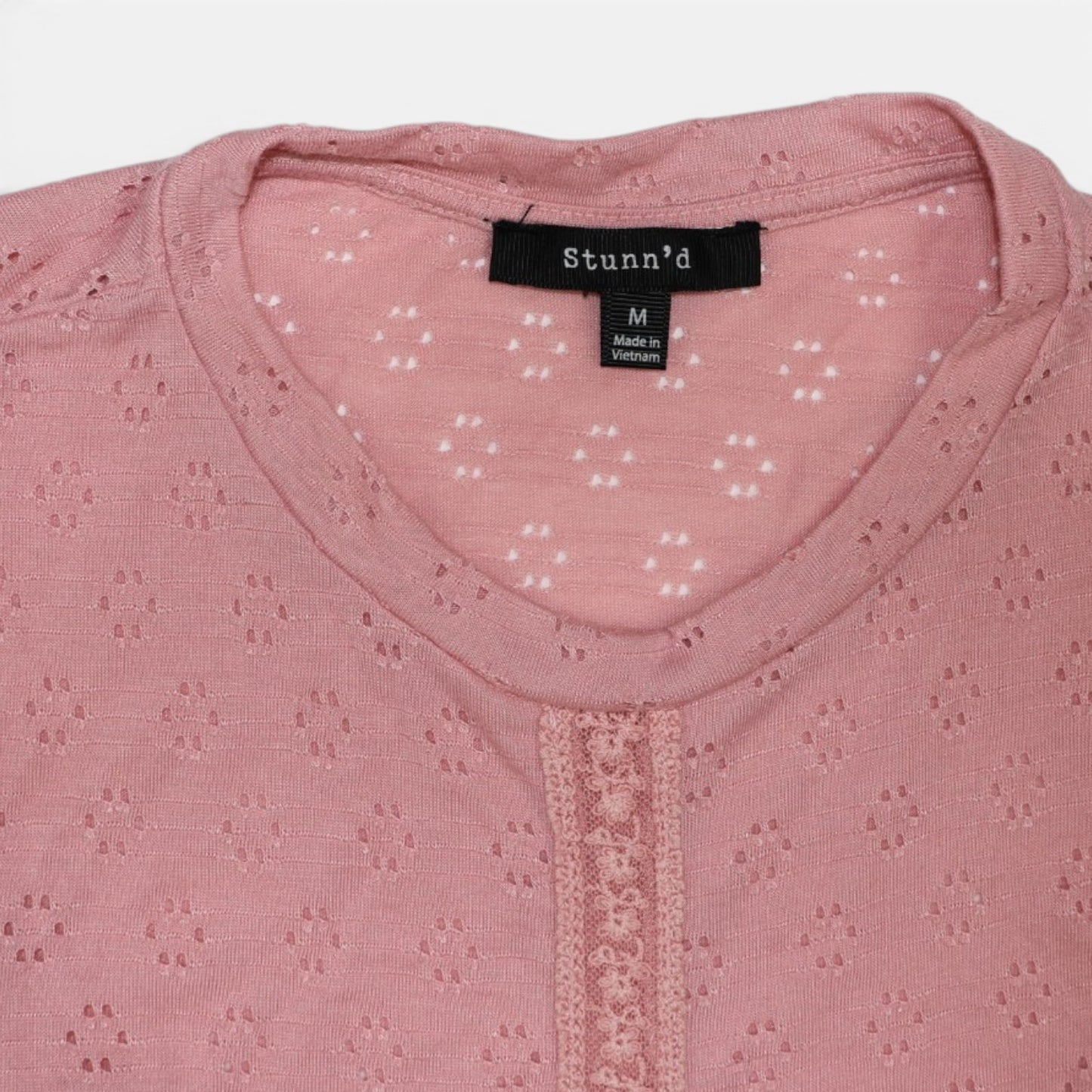BLUSA ROSADA CON VOLANTES PARA NIÑAS | STUNN’D | TALLA M