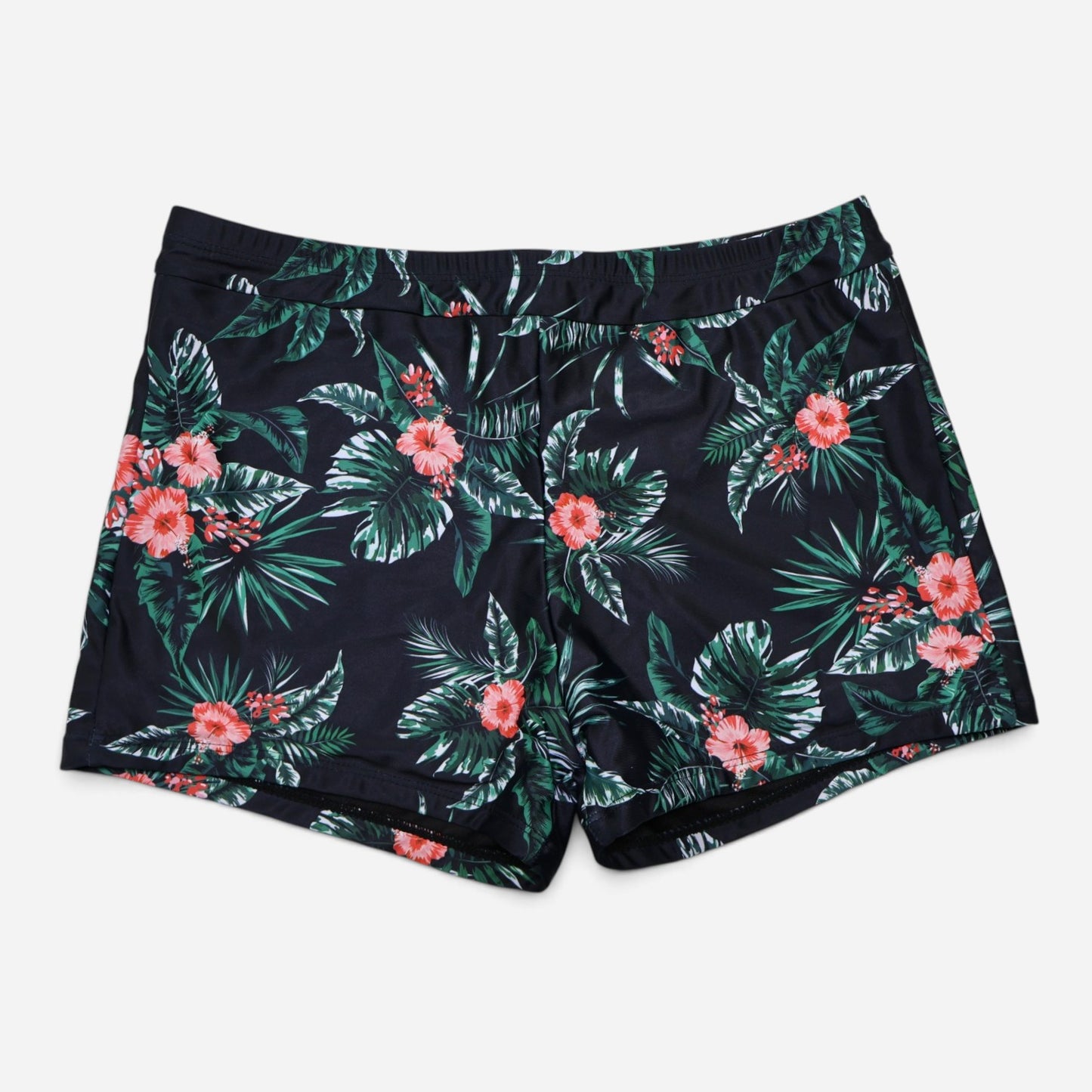 SHORT DE TRAJE DE BAÑO CON ESTAMPADO TROPICAL PARA MUJER | TEMPT ME | TALLA M