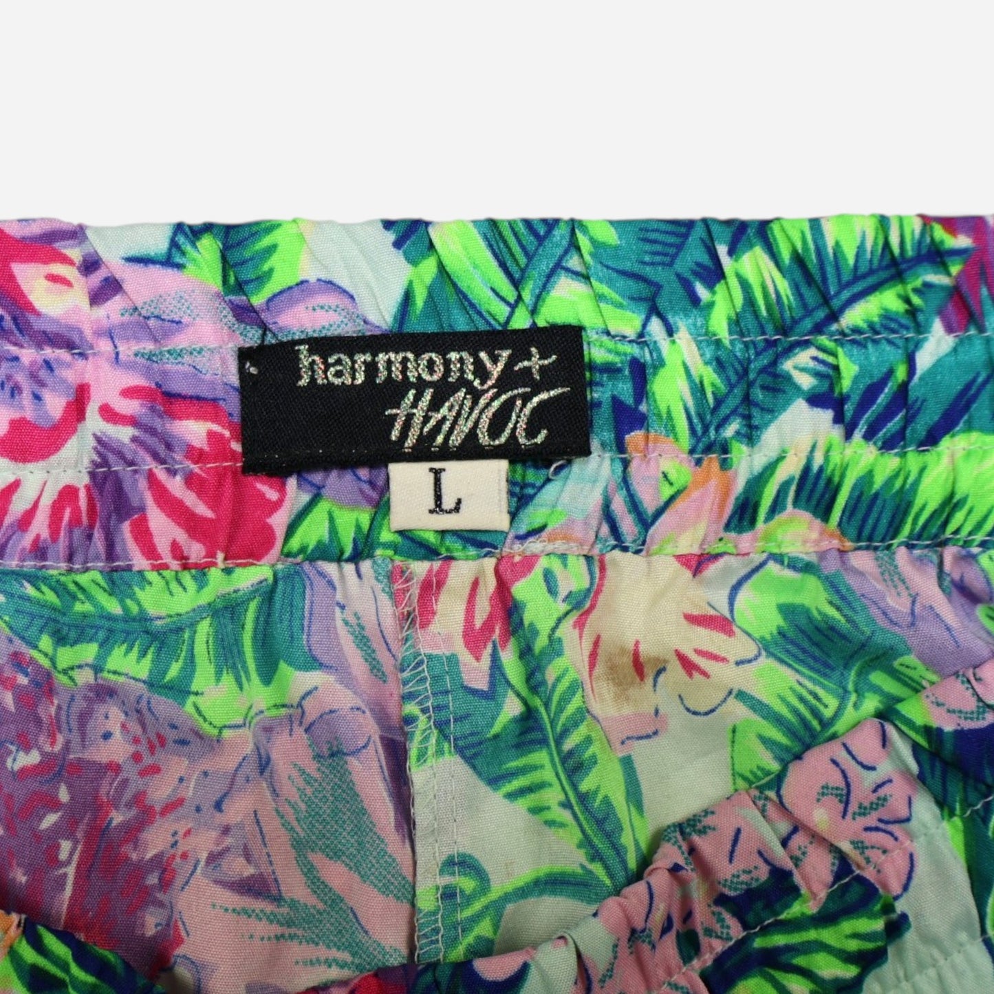 SHORT DE BAÑO CON ESTAMPADO TROPICAL PARA MUJER | HARMONY + HAVOC | TALLA L