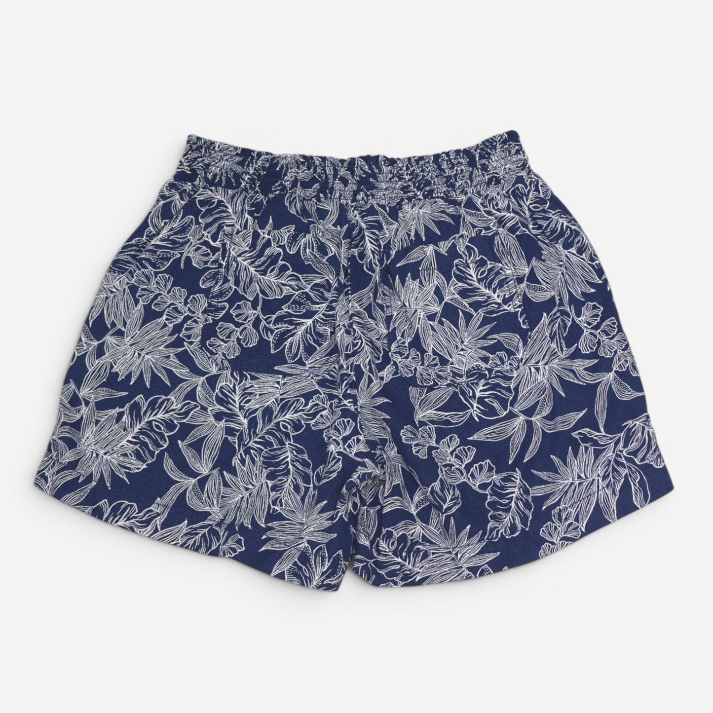 SHORTS DE LINO CON ESTAMPADO TROPICAL | BRIGGS NEW YORK | TALLA M