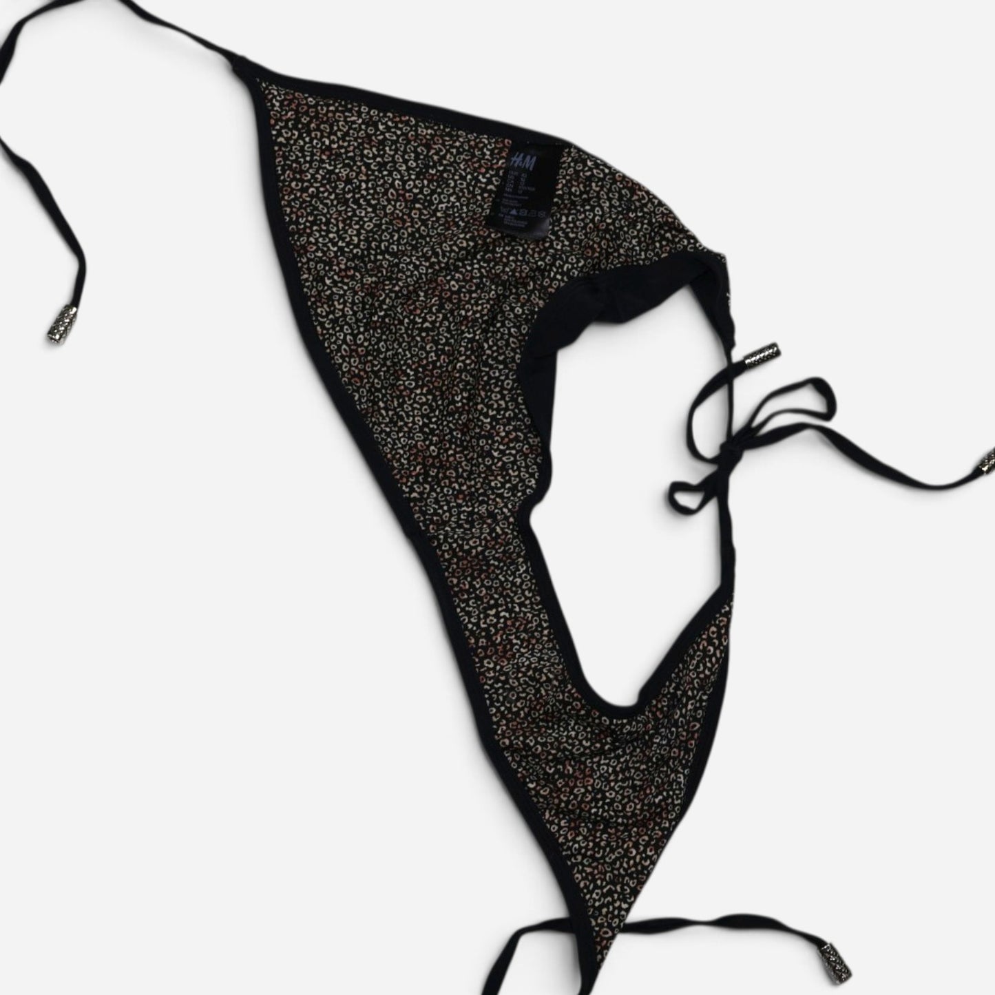 PANTY DE TRAJE DE BAÑO NEGRO CON PARA MUJER | H&M | TALLA 12 (L)