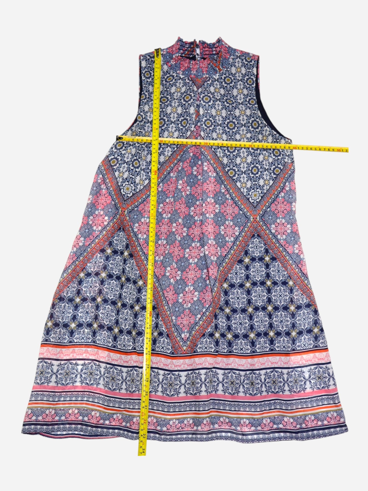 VESTIDO SIN MANGAS ESTAMPADO | SPEECHLESS | TALLA M