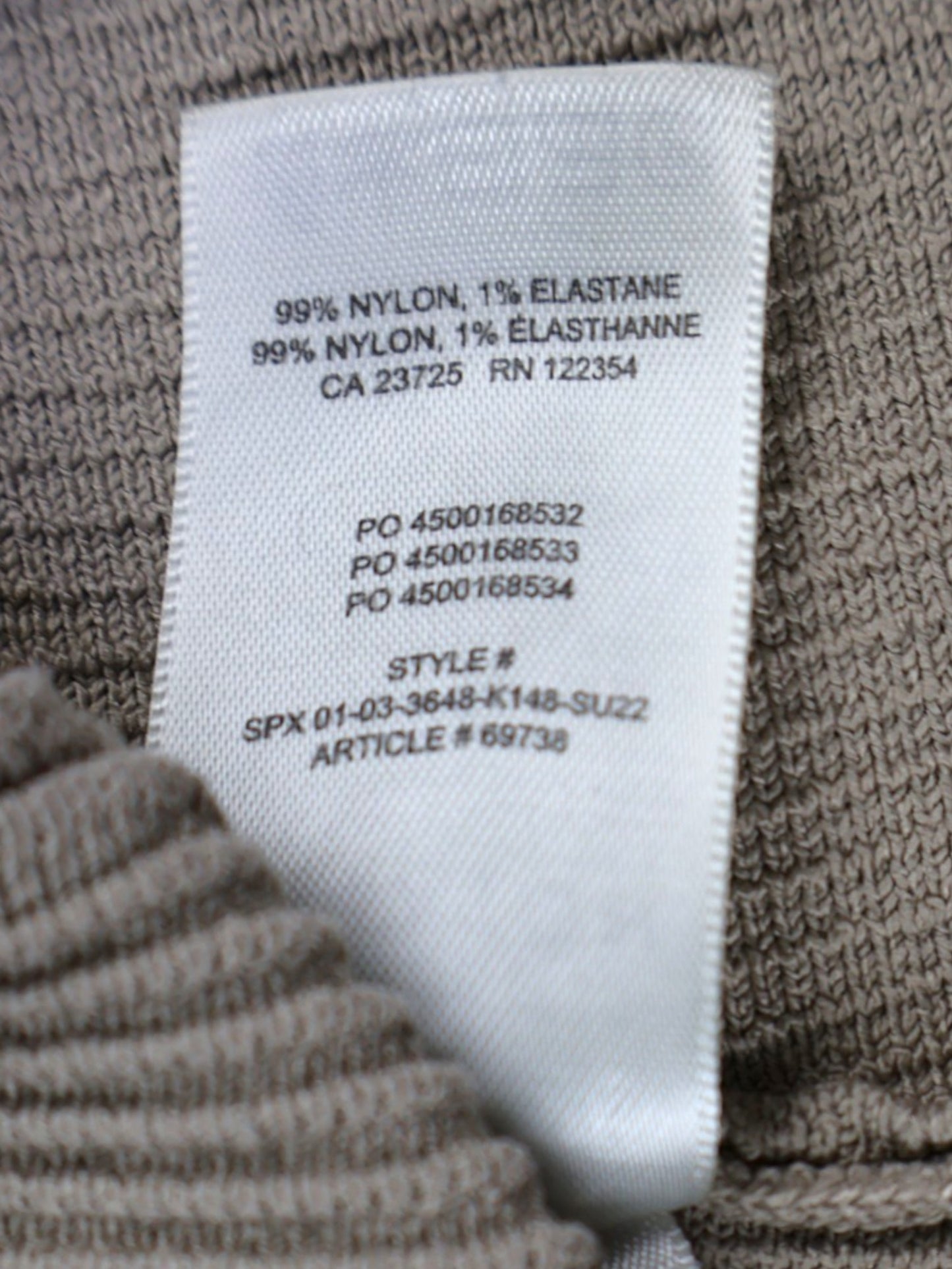 TOP BEIGE DE TEXTURA ELÁSTICA | BABATON | TALLA M