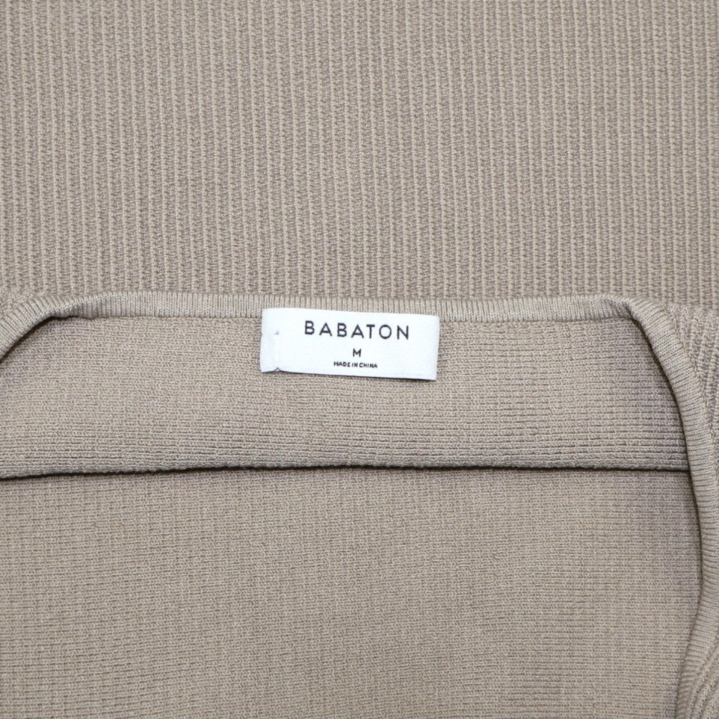 TOP BEIGE DE TEXTURA ELÁSTICA | BABATON | TALLA M
