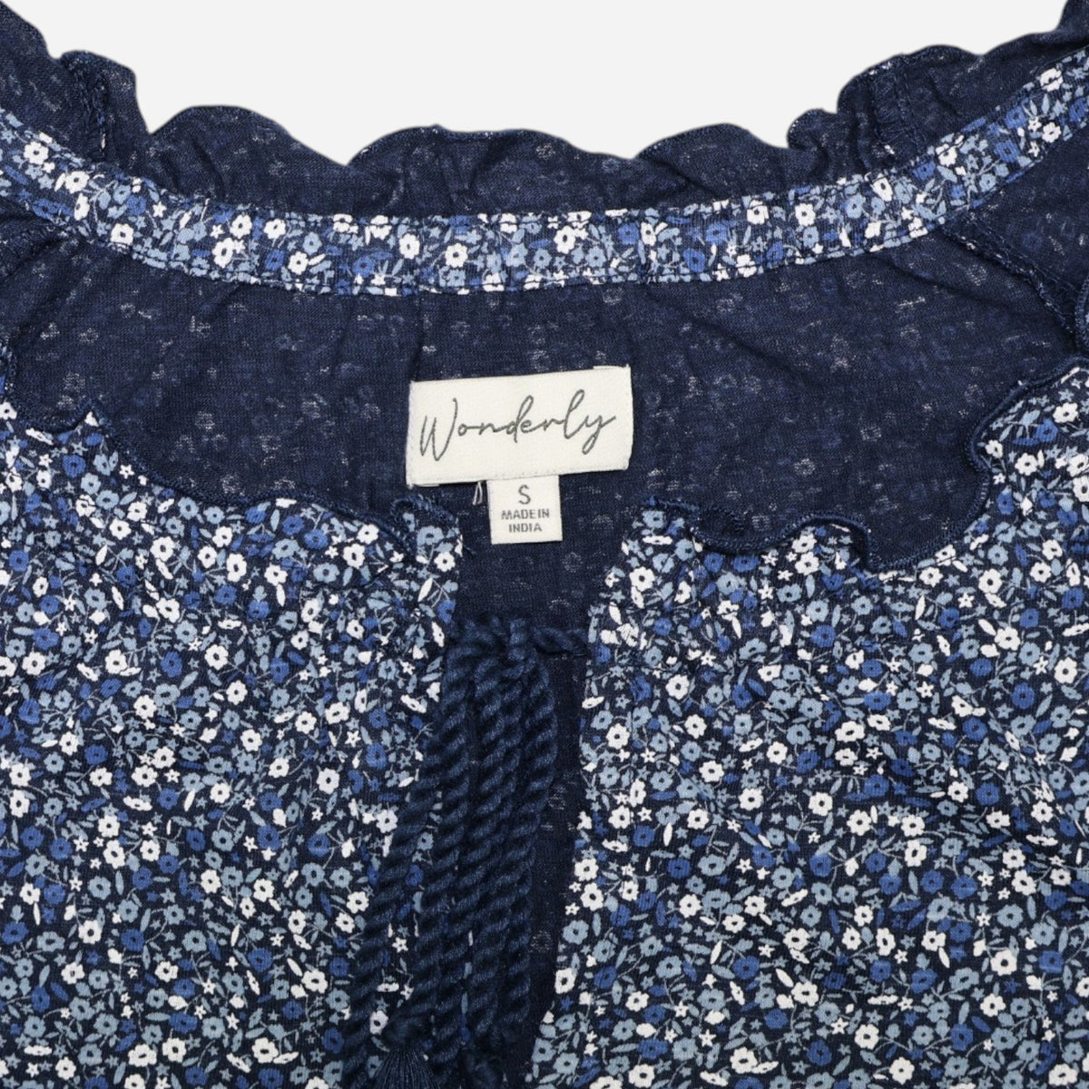 BLUSA CON ESTAMPADO FLORAL PARA MUJER | WONDERLY | TALLA S Oversize